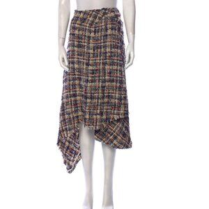 Lanvin Tweed Midi Skirt NWT